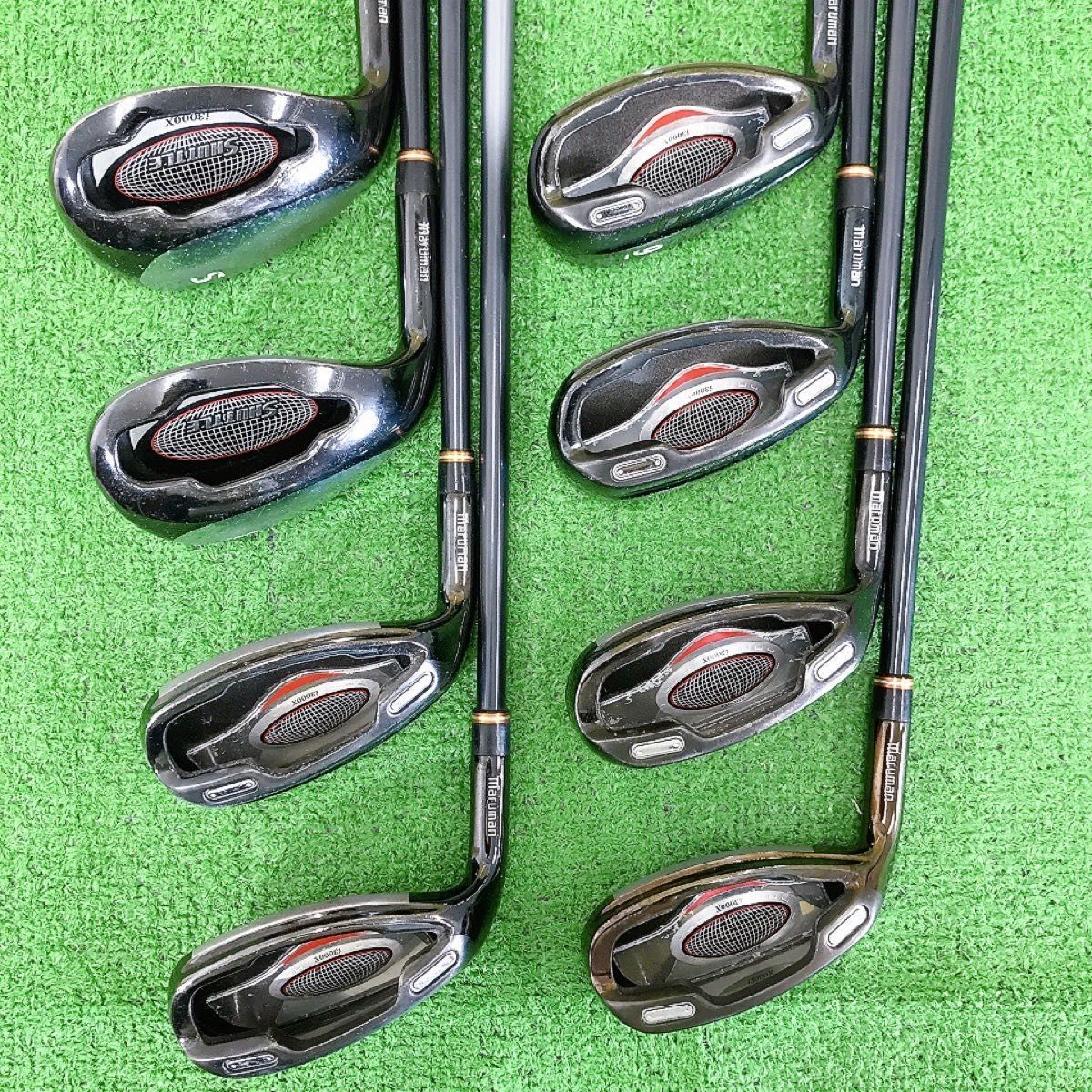 ツ37☆シャトル i3000X 8本レフティアイアンセット shuttle左利き用