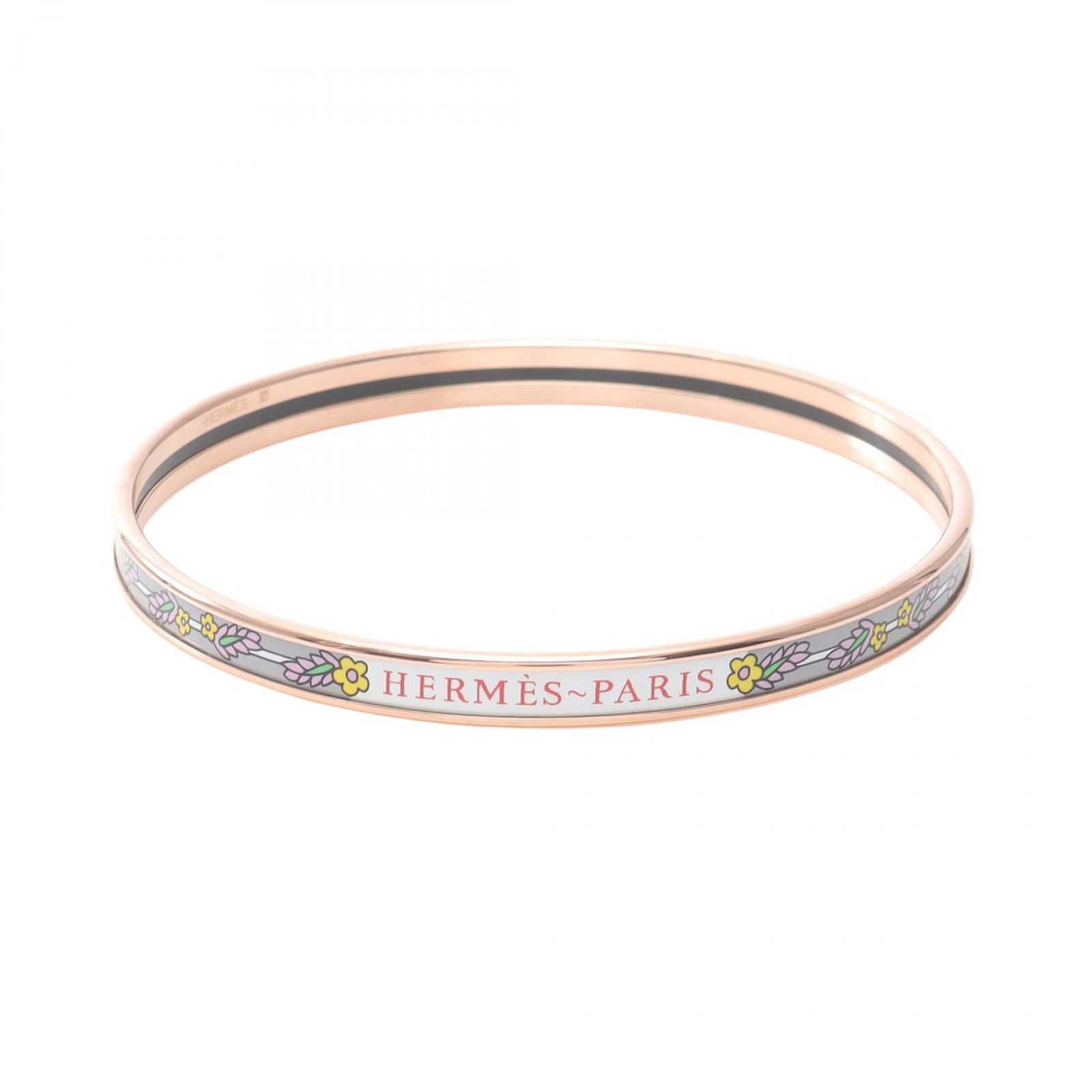 バングル HERMES エルメス ユニ ブレスレット エナメル エナメル 