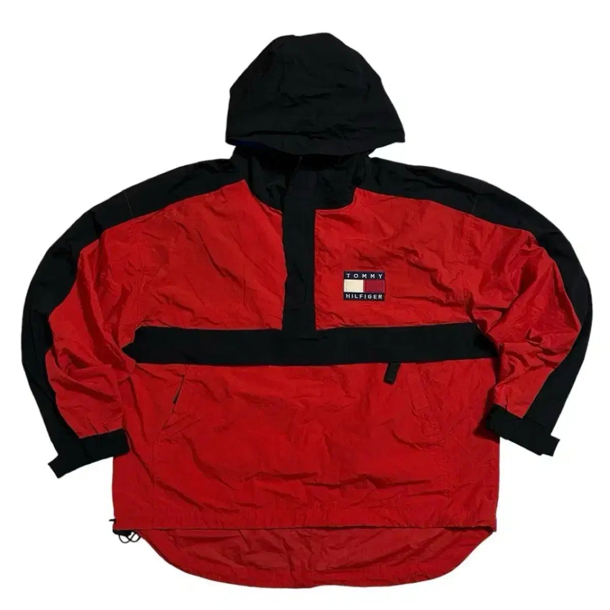 トミーヒルフィガー スクール ロゴパッチ アノラック XL
