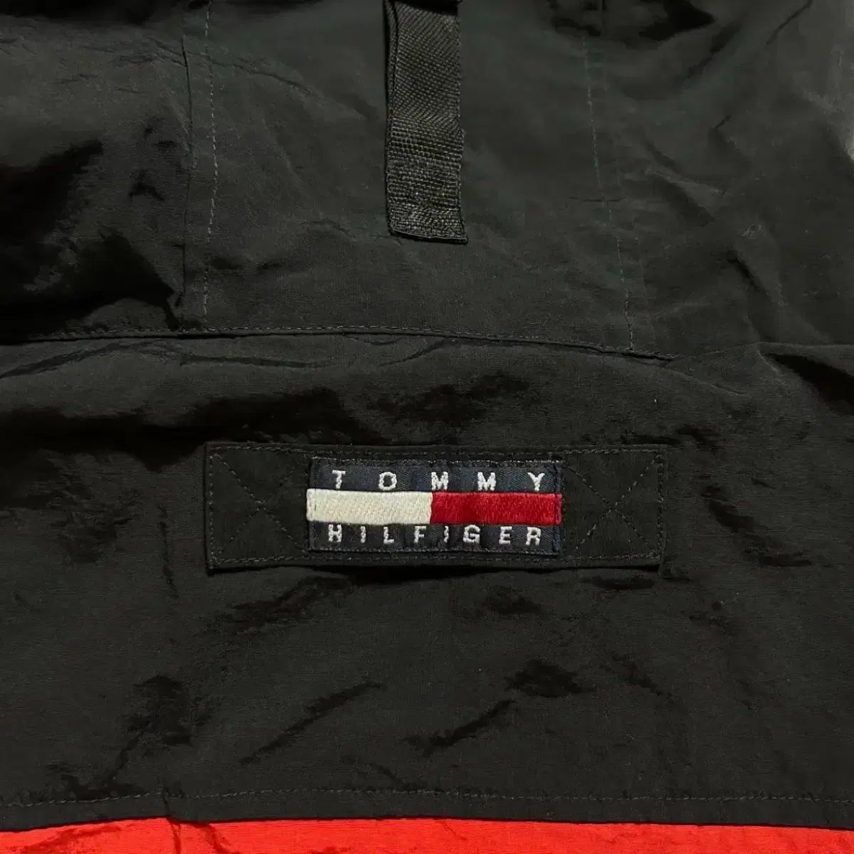 90s TOMMY HILFIGER Anorak Parka Down Jacket トリコロール トミー 