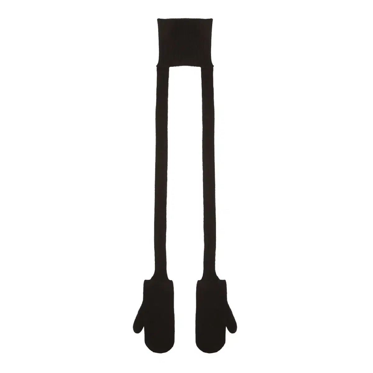 BOTTEGA VENETA ボッテガ ヴェネタ ウール カシミア 手袋 ネックウォーマー DARK ブラウン COLOR