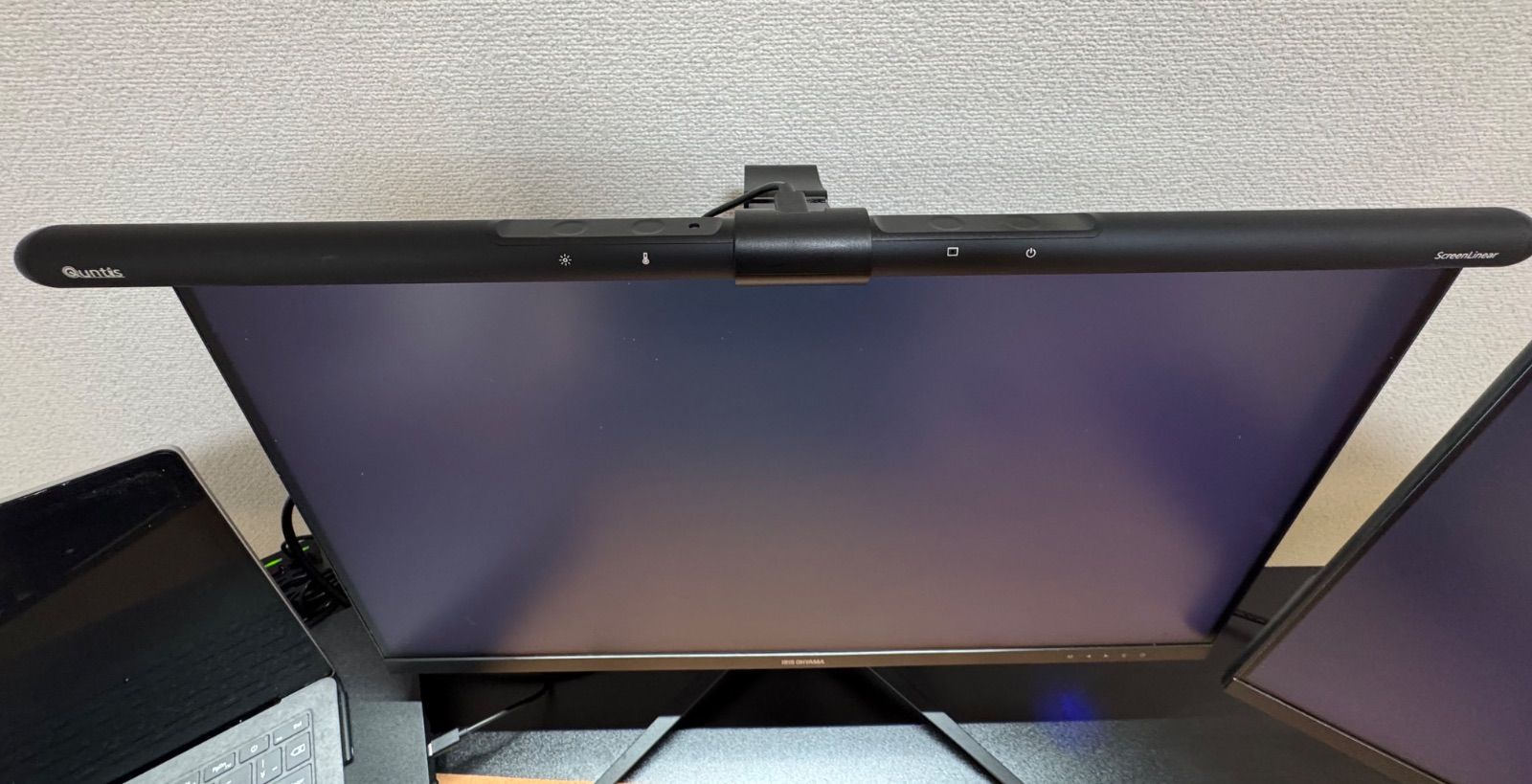 アイリスオーヤマ 23 8インチモニター DT GF 233 R B Quntis モニターライト付