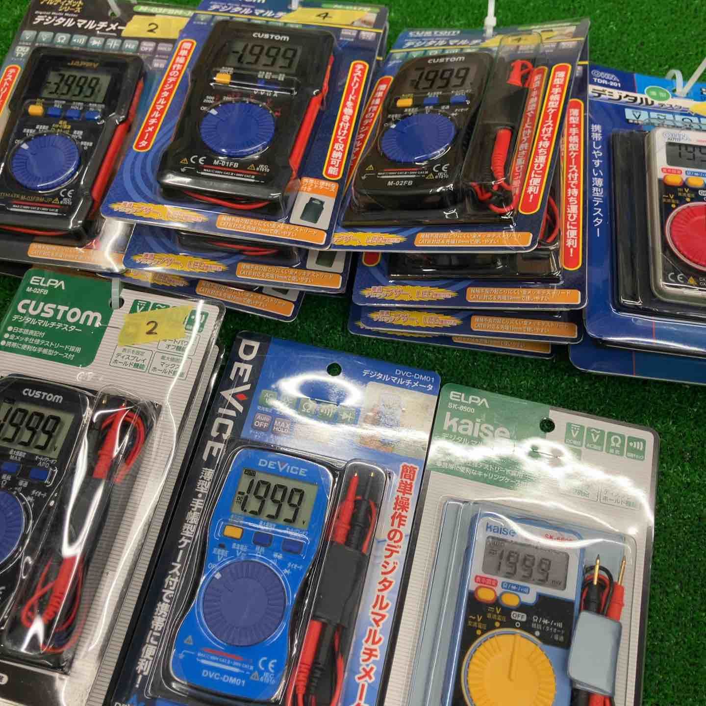 デジタルテスター17点 メーカー混同