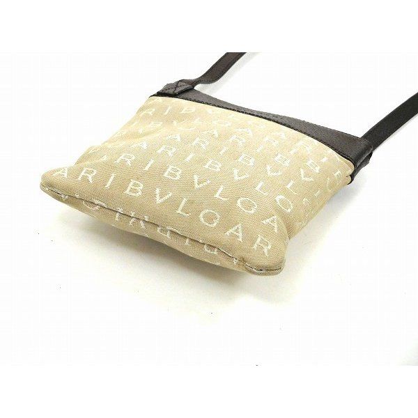 最大30％OFF】ブルガリ BVLGARI ショルダーバッグ ロゴマニア ベージュ