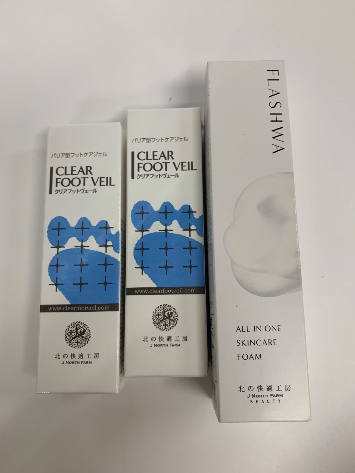 G1286 北の快適工房 クリアフットヴェール 25g×2・フラシュワ〈泡状