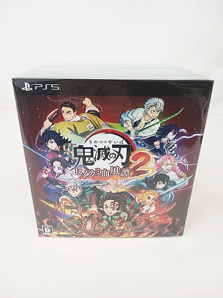 PS 5 鬼滅の刃 ヒノカミ血風譚2 フィギュアマルチスタンド付き数量 版 MA 4 G 25-1105