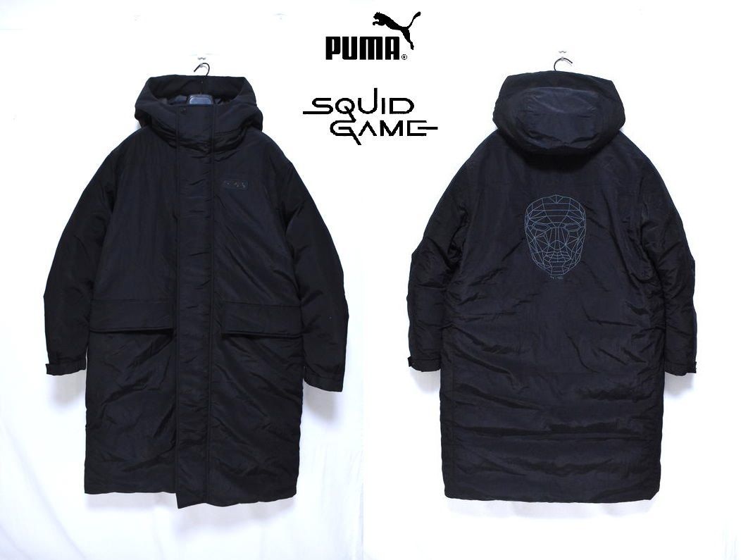 PUMA イカゲーム ダウンコート 627431 01 プーマ SQUID GAME Down Coat