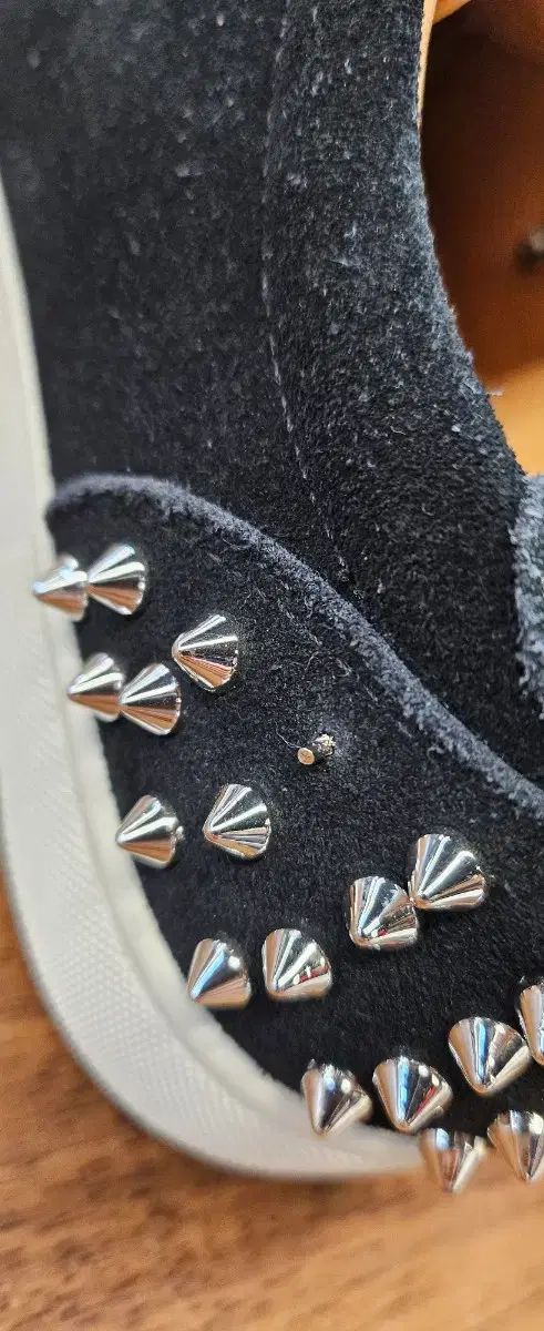  クリスチャン ルブタン スタッズ ブラック スニーカー フラットシューズ バレエシューズ パンプス