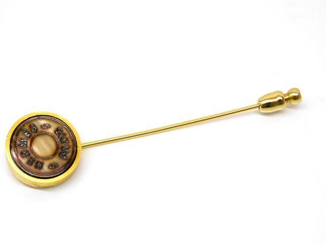 【専用品】エルメス ピン ブローチ チャーム ゴールド エルメス セリエピンブローチ ゴールド コロゾ ユニセックス HERMES