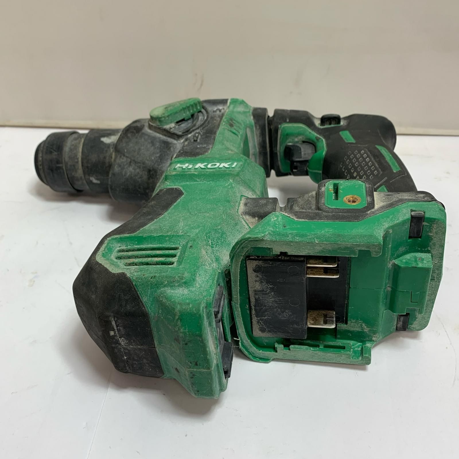 ♭♭HiKOKI ハイコーキ 18 mm コードレスロータリハンマドリル V キズ ヨゴレあり 本体のみ DH DPA グリーン