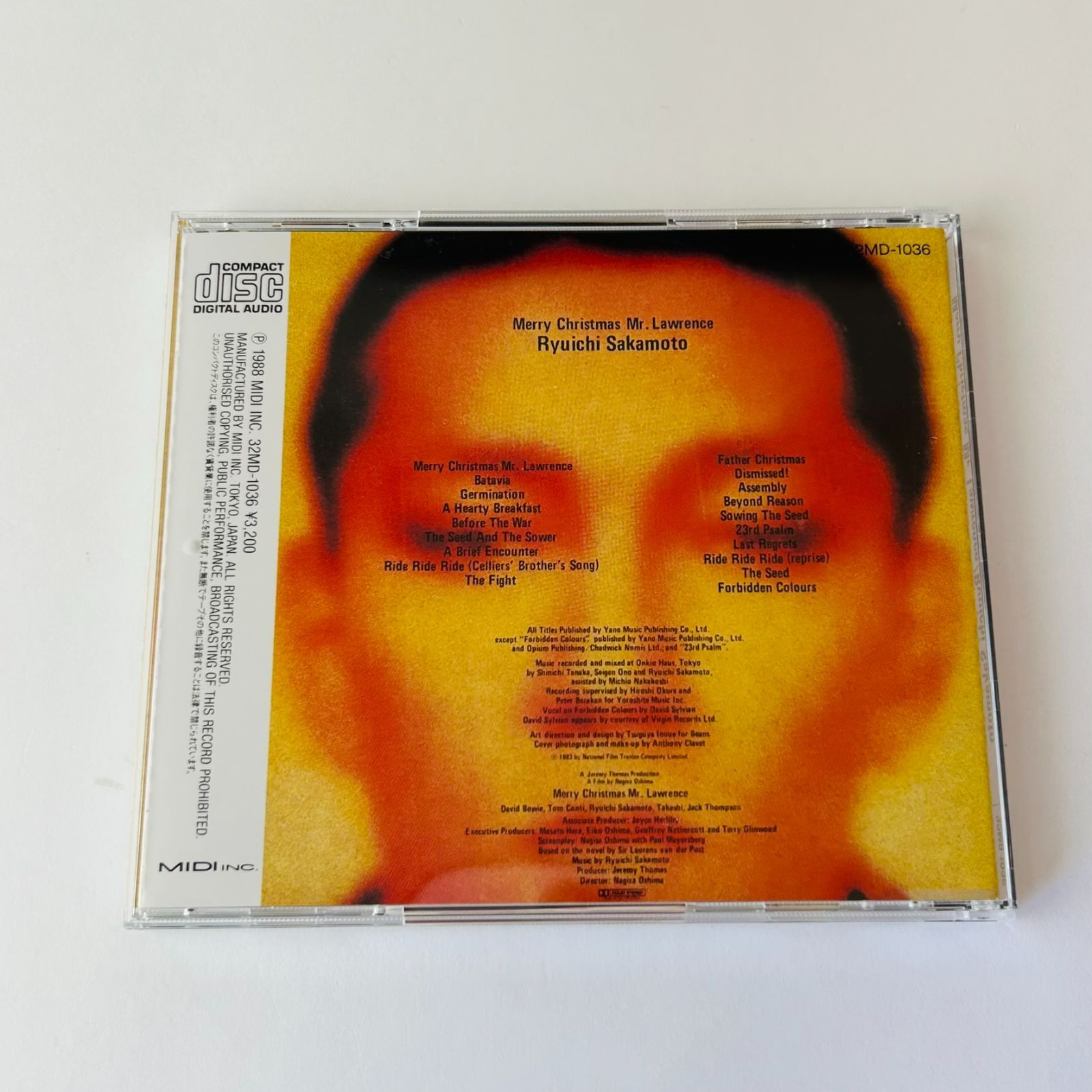 美品] 坂本龍一「戦場のメリー・クリスマス」オリジナル・サウンド