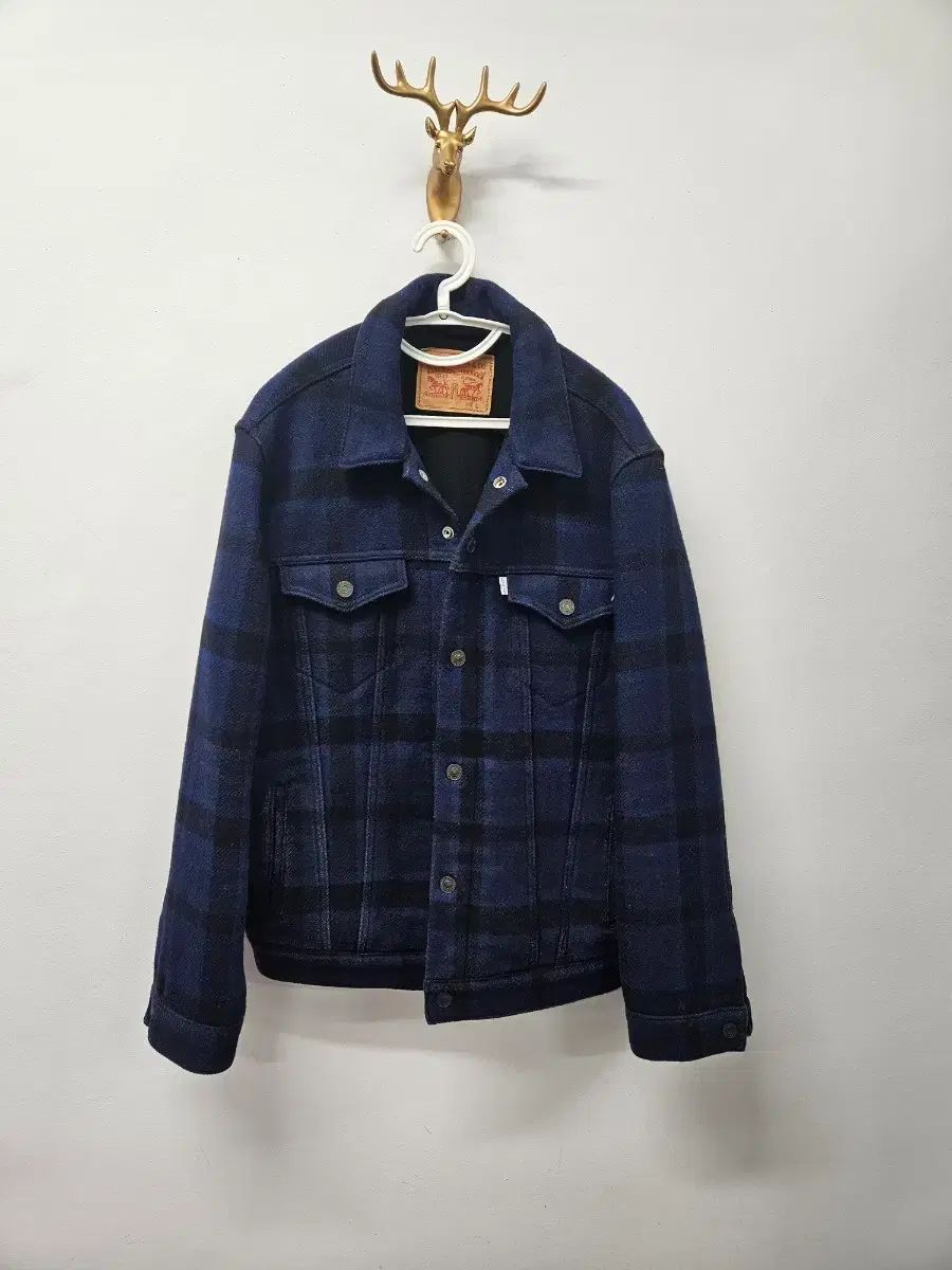 リーバイス ウール チェック トラッカージャケット L