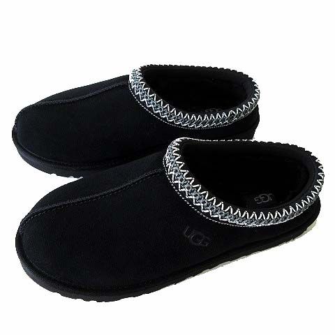  アグ UGG タスマン Tasman ムートン サンダル サボ スリッポン 本革 ムートンレザー US 8 黒 ブラック 26 0 cm くつ 靴 シューズ サンダル 靴