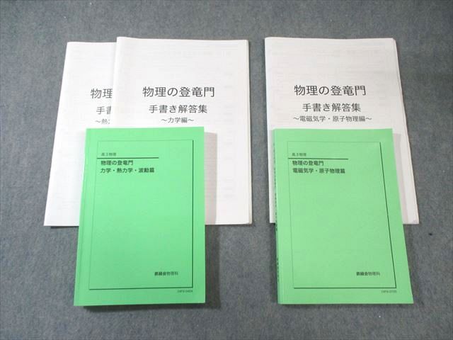 鉄緑会 物理の登竜門 電磁気学・原子物理篇/力学・熱力学・波動篇 2024