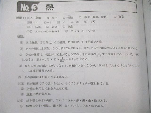 浜学園 小6 理科 最高レベル特訓問題集 風の巻 No.1～No.10/林の巻 No