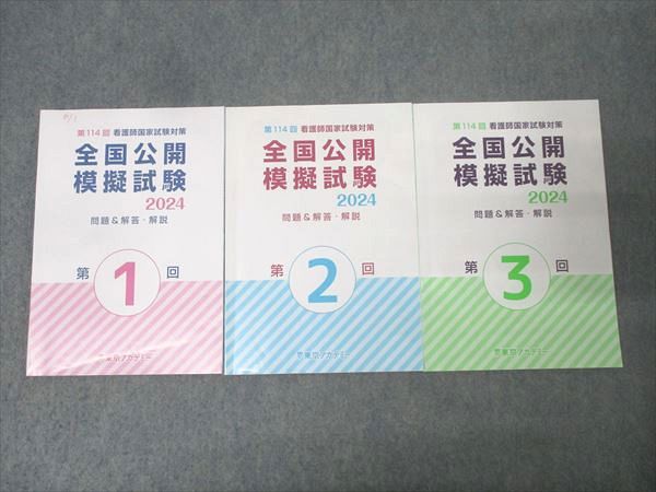 東京アカデミー 第114回 看護師国家試験対策 全国公開模擬試験 第1回