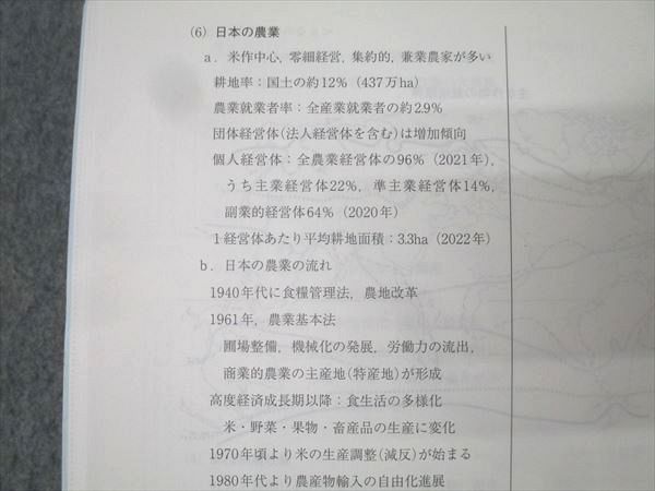 駿台 地理(系統地理・地誌) テキスト 状態良 2024 通年 井上宏昭
