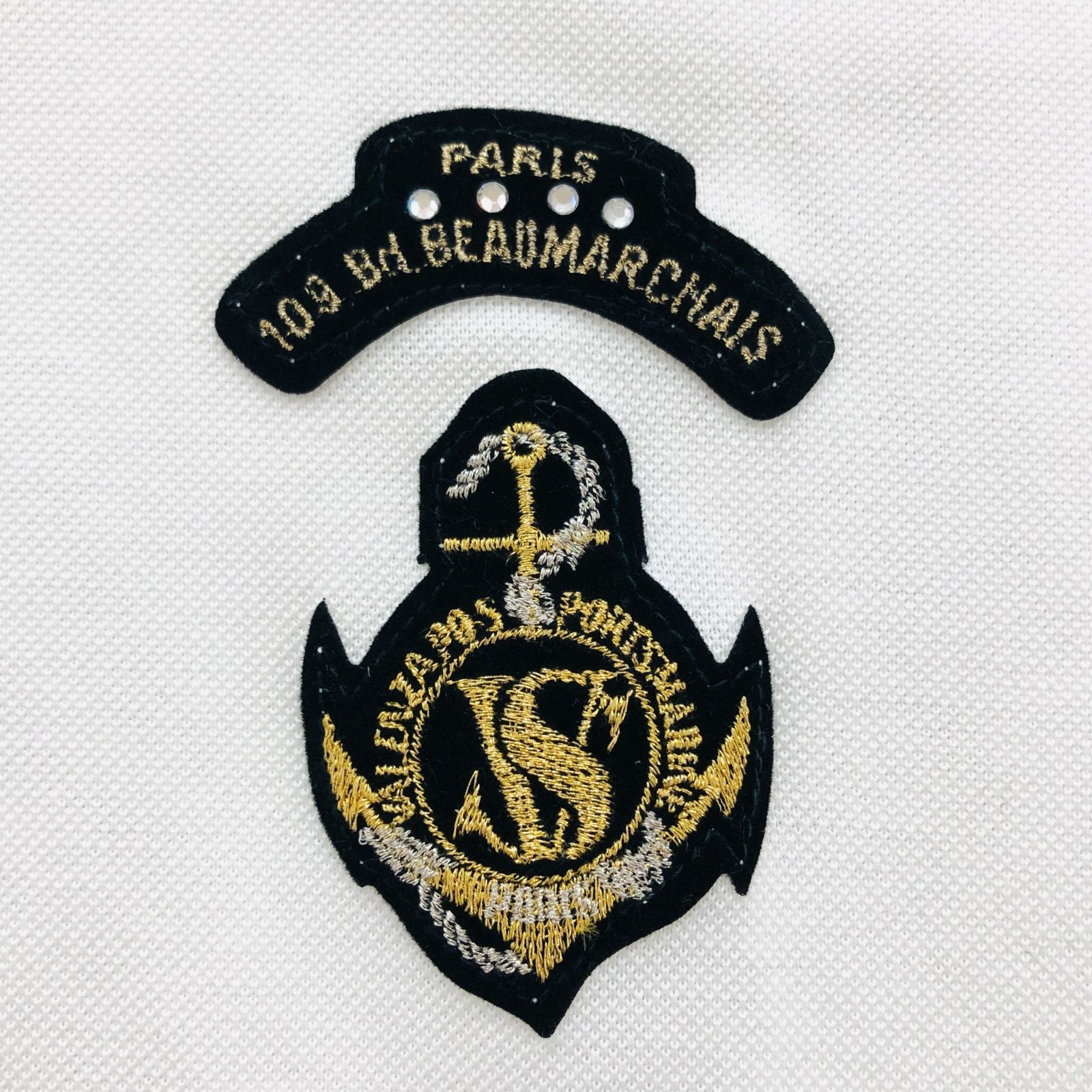 ZM1669【美品】VALENZA PO SPORTS ロゴエンブレムワッペン長袖