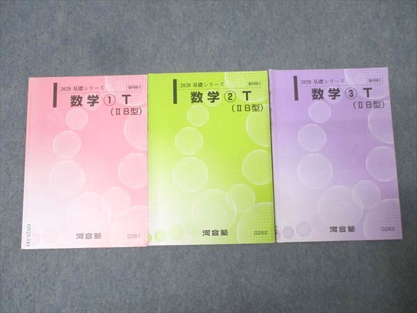 河合塾 東大・京大・トップレベルコース 数学(1)～(3)T IIB型 テキスト