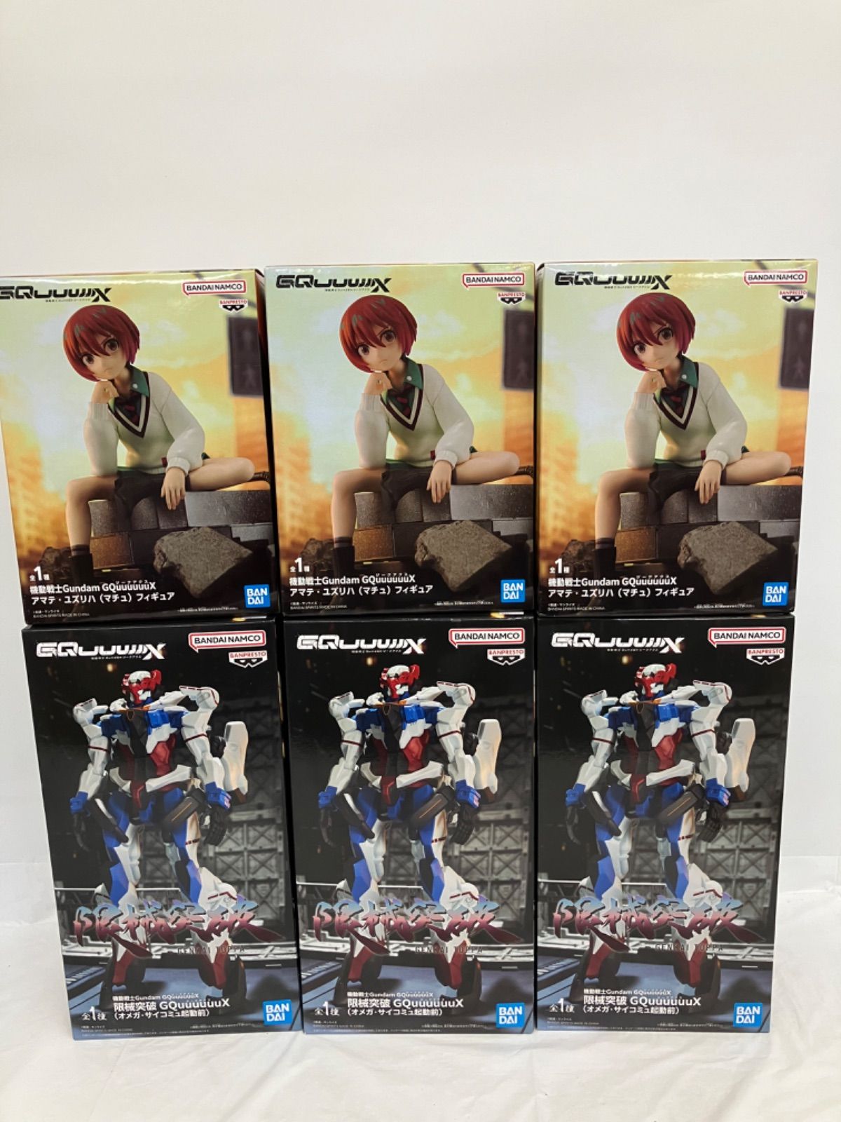G&F Co. 2点 まとめ商品　10/26 最終値下げ済 未開封 機動戦士Gundam ジークアクス フィギュア 2種6個セット LFQ542