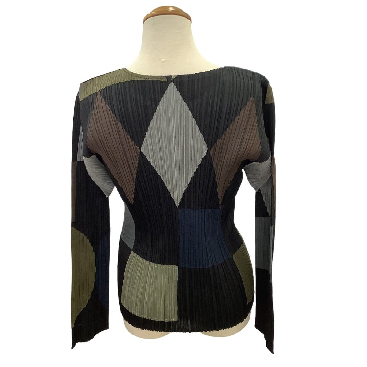 ISSEY MIYAKE イッセイミヤケ PLEATS PLEASE カットソー SIZE 3 PP 43-JK 831 ブラック