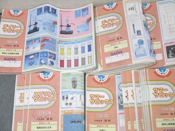 SAPIX 小学6年 理科 デイリー/スプリング/サマーサピックス 計50回分