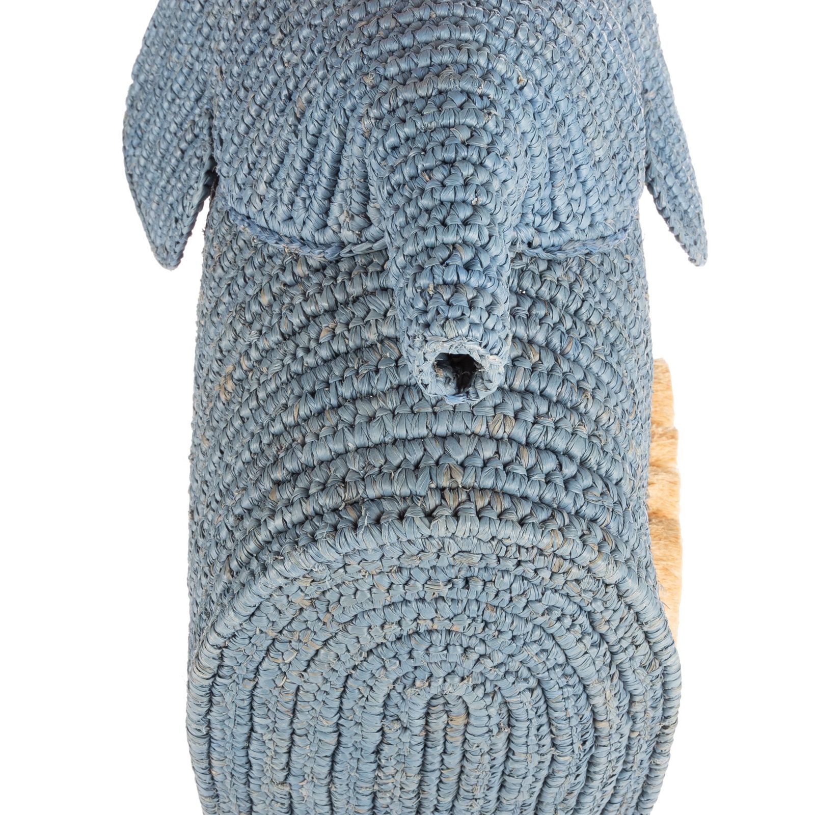 ロエベエレファントラフィアトート青