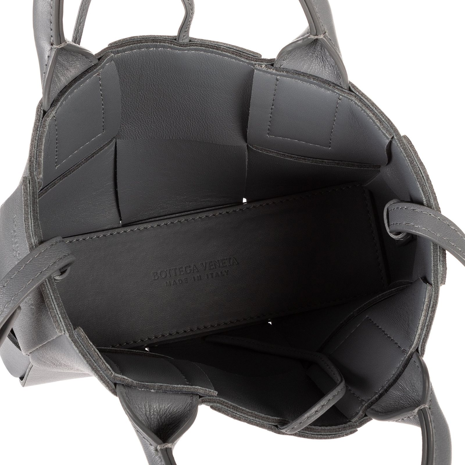  BOTTEGA VENETA ボッテガヴェネタアルコグレーイントレチャートレザーA その他 バッグ