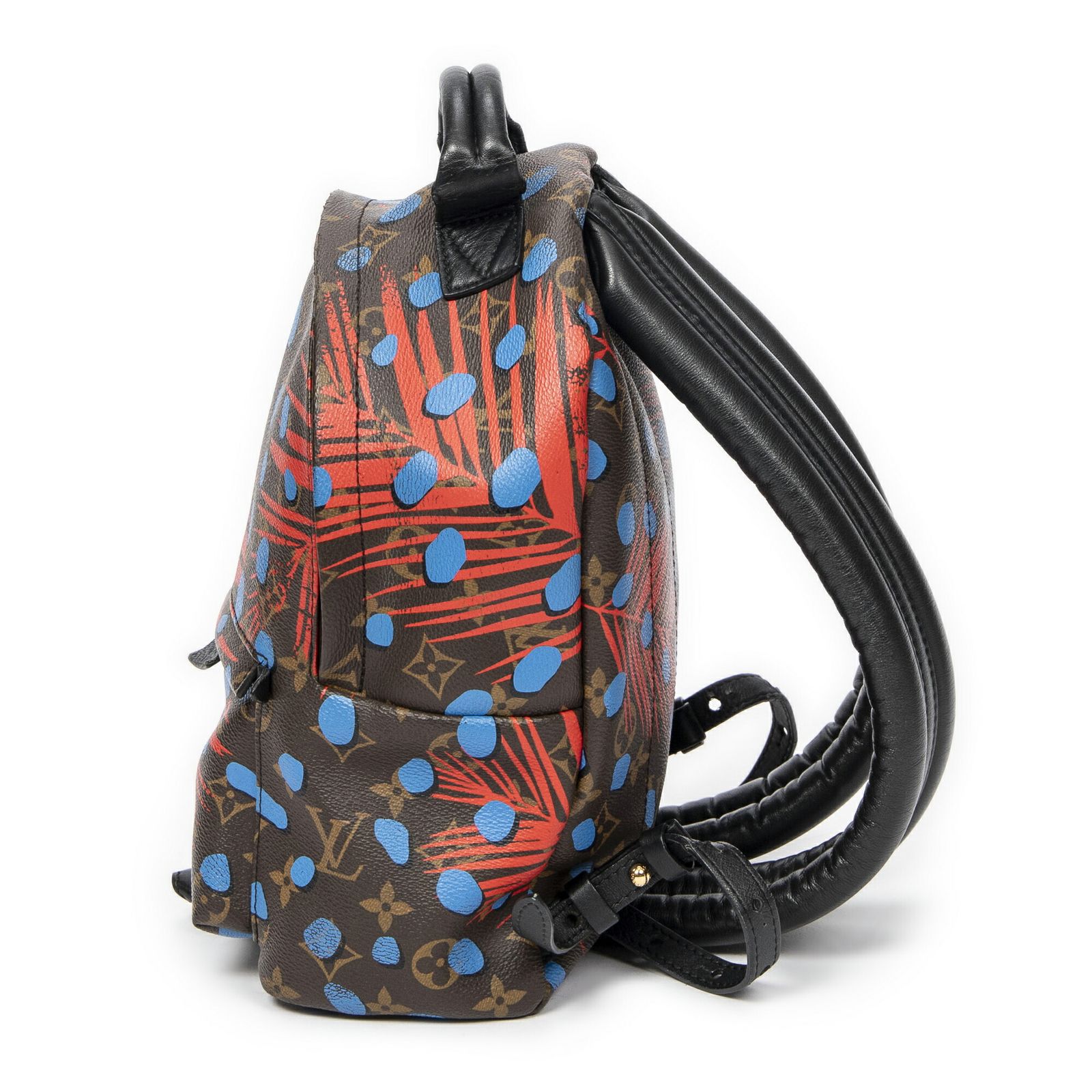  LOUIS VUITTON ルイヴィトン 版ヤヨイクサマジャングルドッツ パームスプリングスブラウン レッド ブルーモノグラム ジャングル ドットAB その他 バッグ
