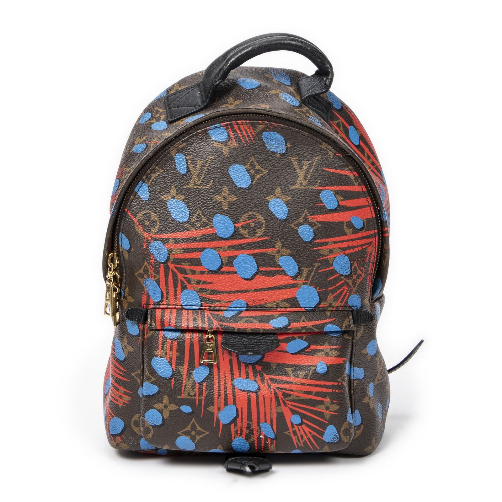 LOUIS VUITTON ルイヴィトン 版ヤヨイクサマジャングルドッツ パームスプリングスブラウン レッド ブルーモノグラム ジャングル ドットAB