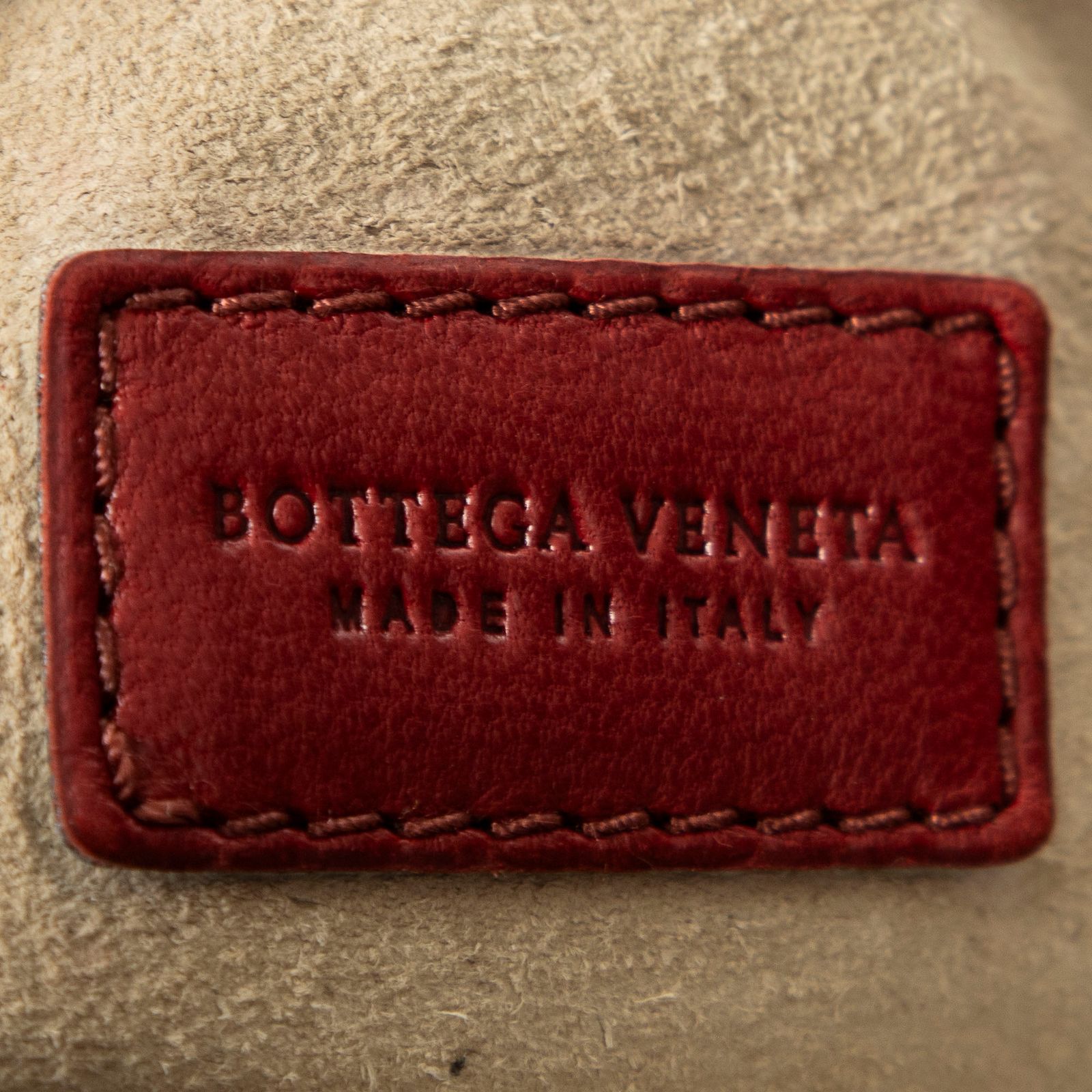  BOTTEGA VENETA ボッテガヴェネタミニポシェット赤イントレチャートレザーAB その他 バッグ