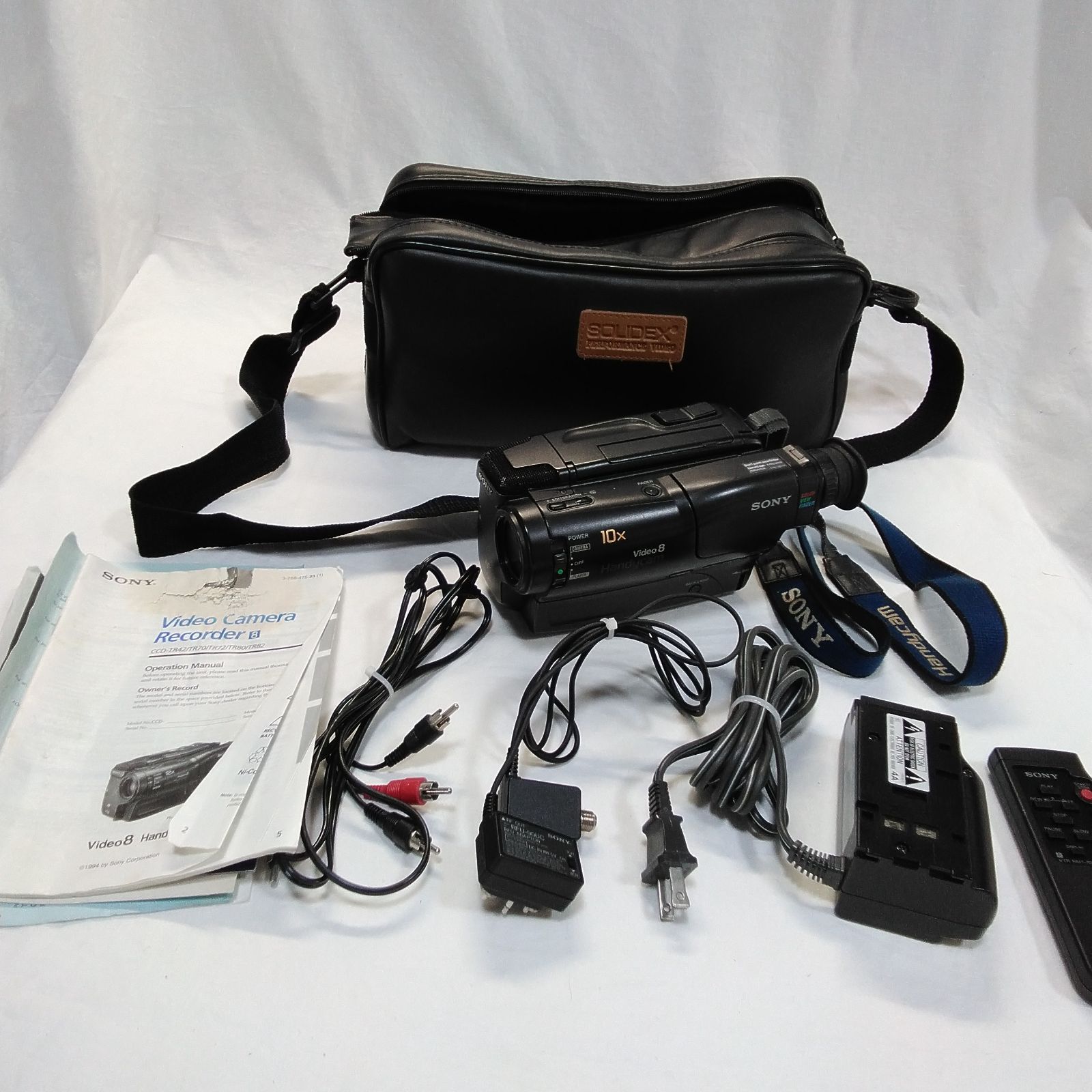 ジャンク！ ソニー ビデオカメラ CCD-TR70 動作未チェック アナログ