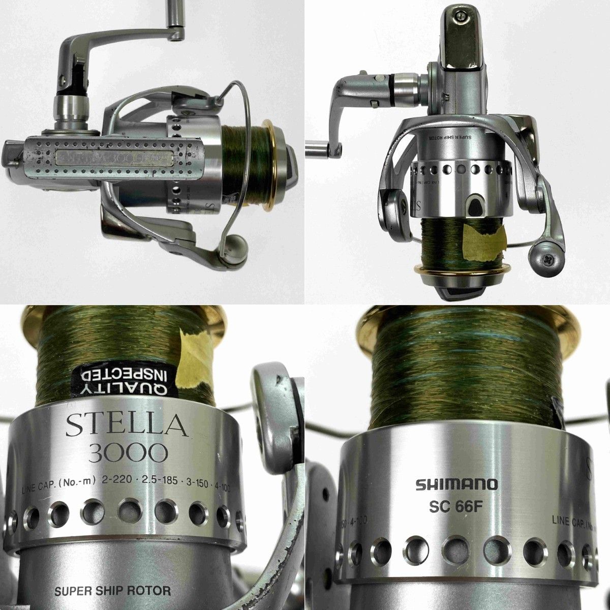 ##SHIMANO シマノ ステラ 3000 SC66F 左巻き 替スプール付き フィッシング ##SHIMANO シマノ ステラ 3000 SC66F 左巻き 替スプール付き