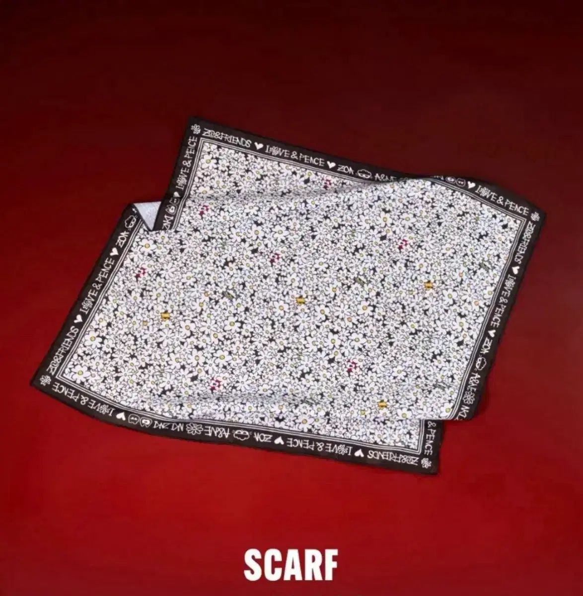 ZO FRIENDS デイジー フラワー スカーフ G DRAGON ジードラゴン 조아