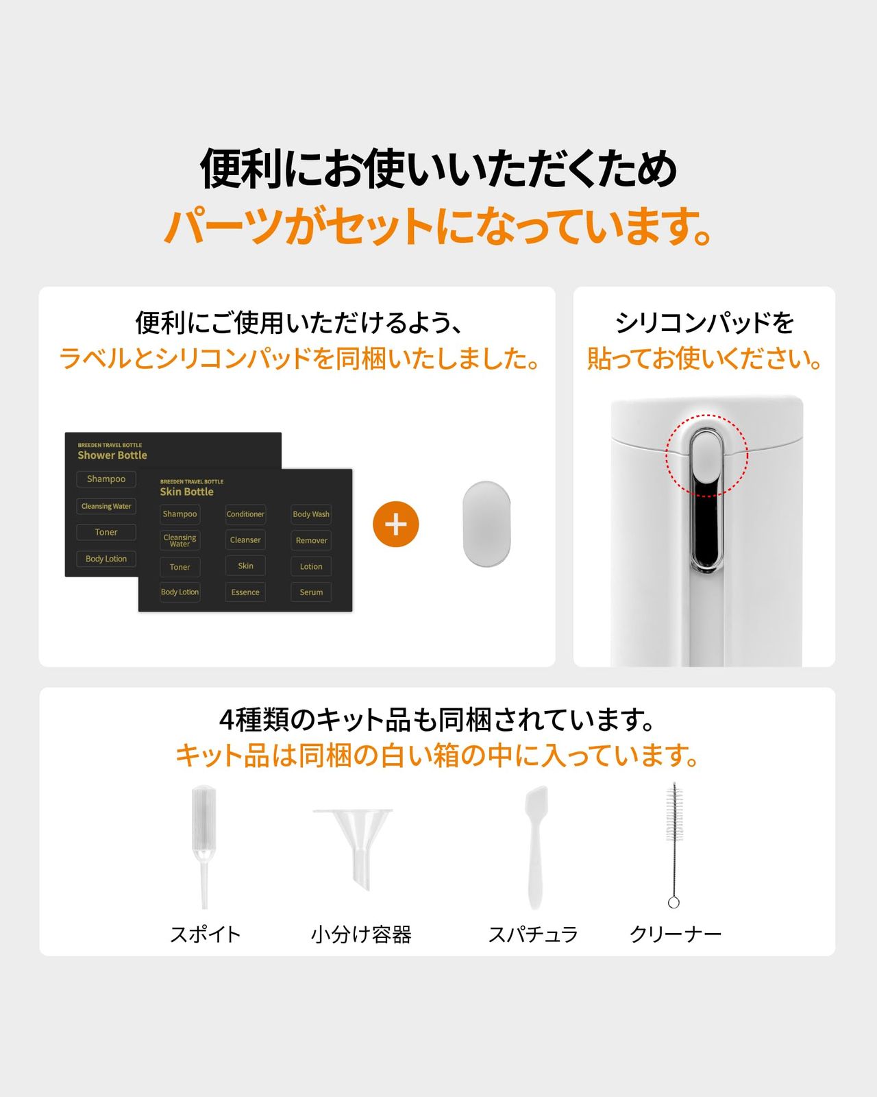 売れ筋 正規品ブリーデン ボトルセット 3in1シャワー＆9in1スキン