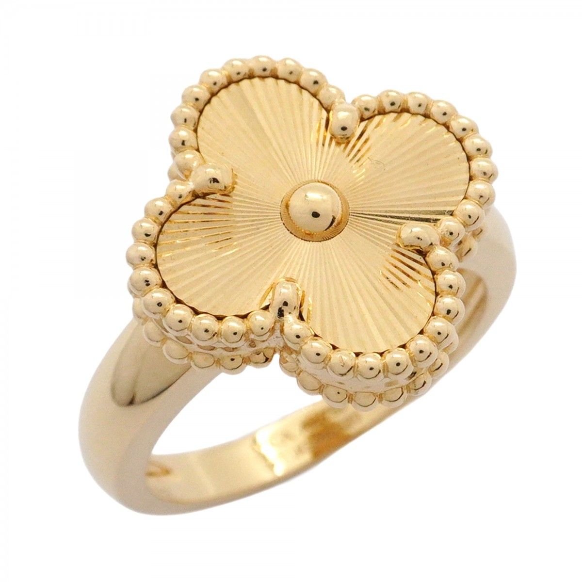 専用ページ♡ヴィンテージアルハンブラリング　ギヨシェ　53　YG Van Cleef & Arpels ヴィンテージ アルハンブラ リング ギヨシェ (Van