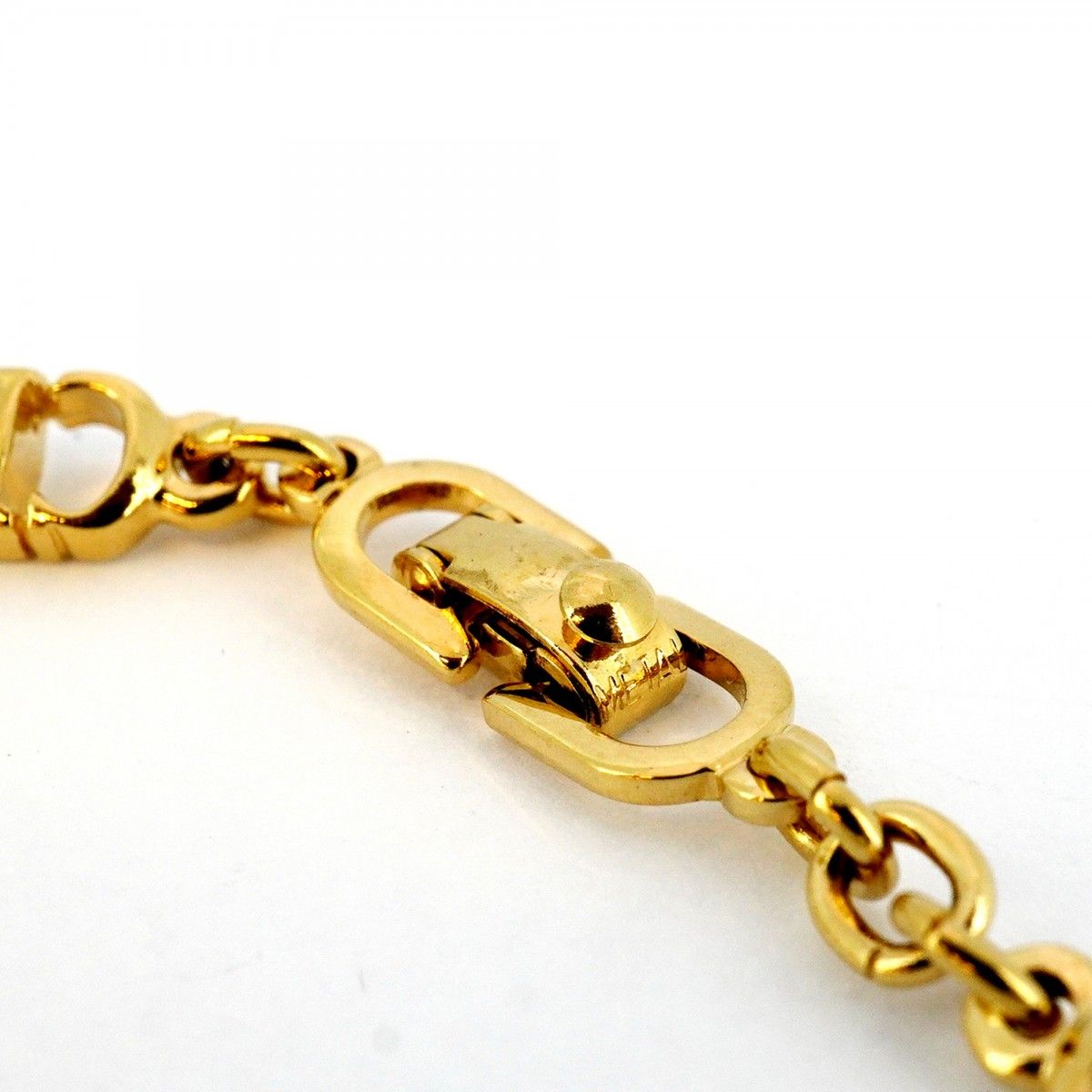 5jpb0185】クリスチャンディオール ブレスレット CDロゴ GPメッキ