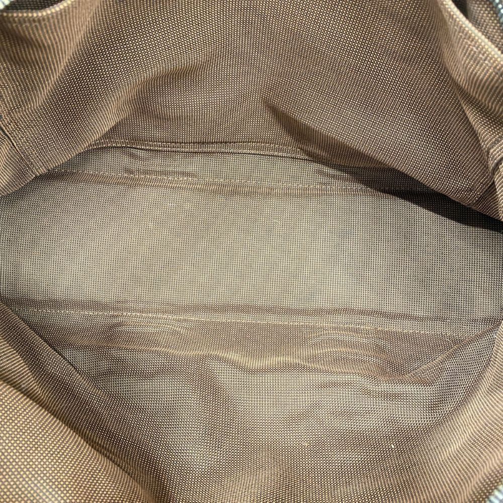 【5pb2588】エルメス トートバッグ エールラインMM キャンバス ブラウン シルバー金具【中古】レディース 5pb2588】エルメス トートバッグ エールラインMM キャンバス ブラウン