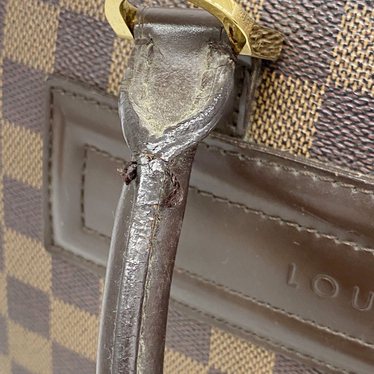 5pb2579】ルイヴィトン ハンドバッグ ダミエ ノリータ N41455 エベヌ