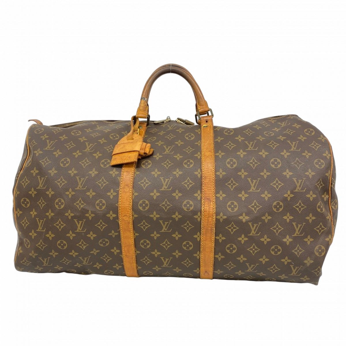 5 pb 2251 ルイヴィトン ボストンバッグ モノグラム キーポル60 M 41422 ブラウン メンズ レディース ユニセックス