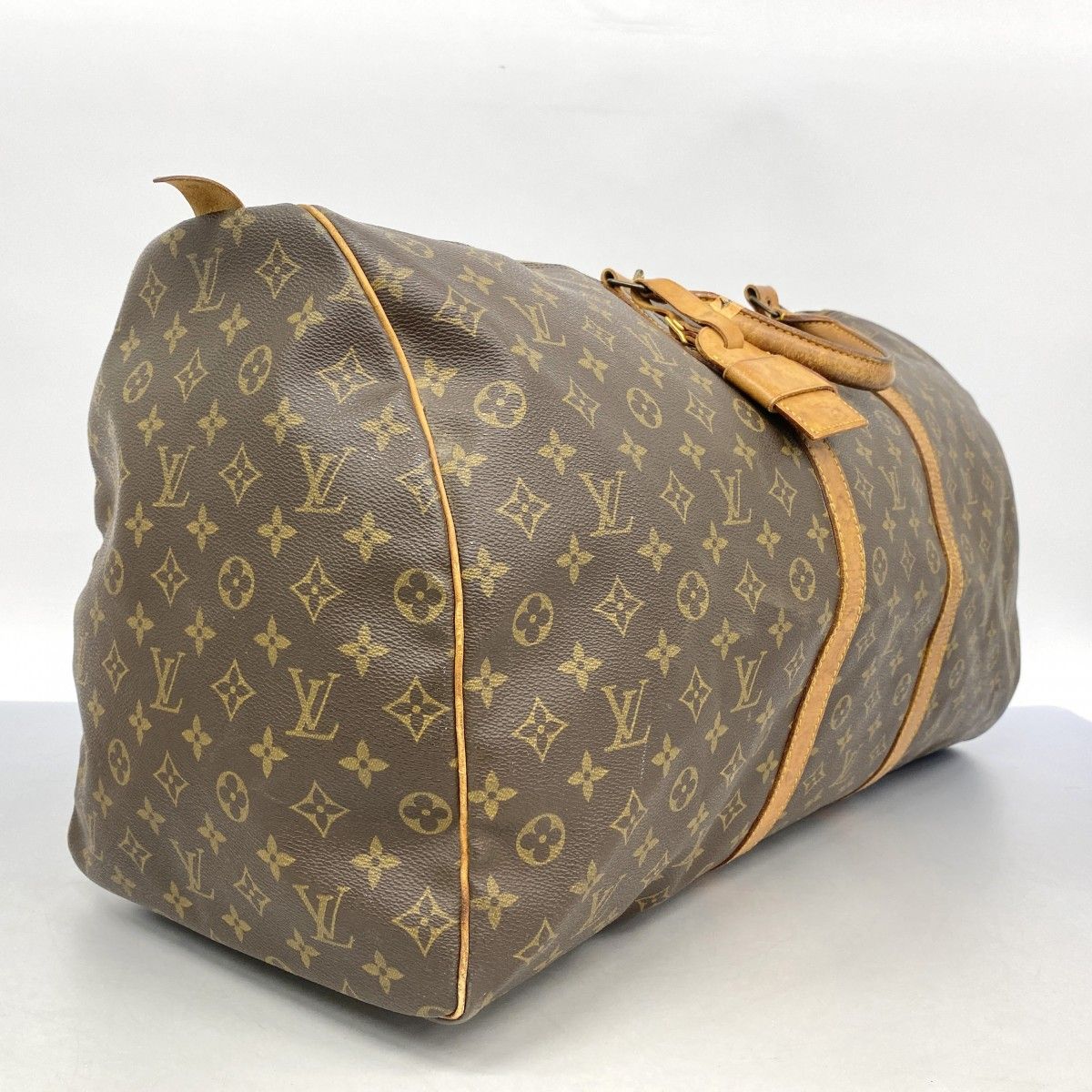 5 pb 2251 ルイヴィトン ボストンバッグ モノグラム キーポル60 M 41422 ブラウン メンズ レディース ユニセックス