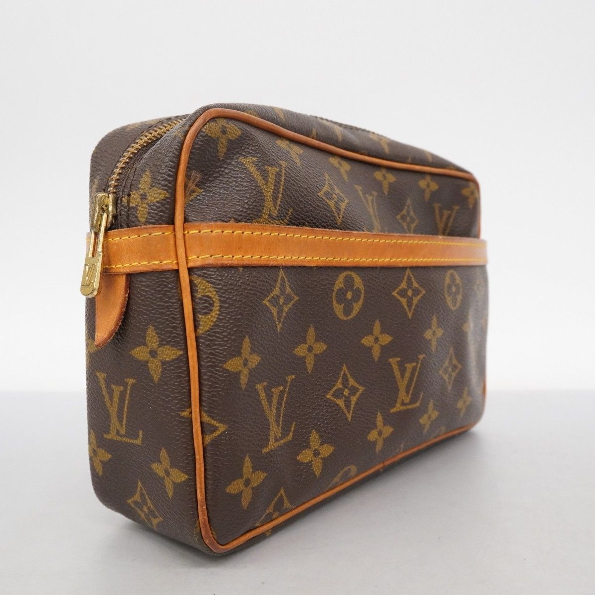 5 pb 2441 ルイヴィトン クラッチバッグ モノグラム コンピエーニュ23 M 51847 ブラウン メンズ レディース ユニセックス