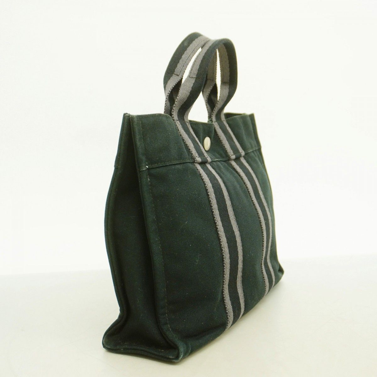 5pb2488】エルメス ハンドバッグ フールトゥPM キャンバス ブラック