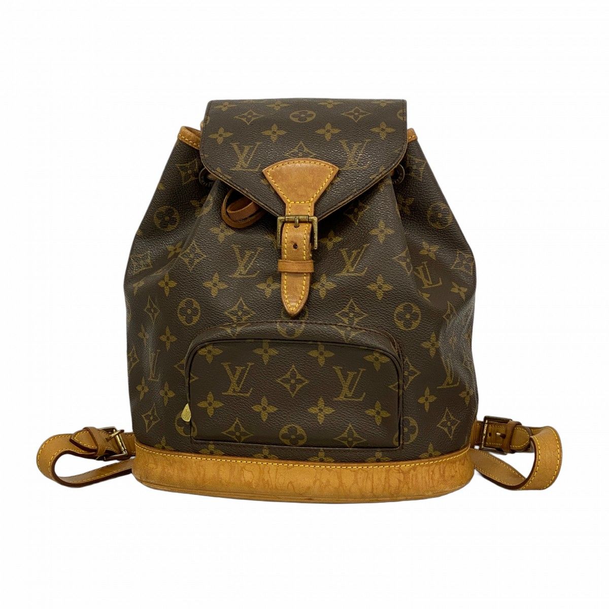 5 pb 2545 ルイヴィトン リュック デイパック モノグラム モンスリMM M 51136 ブラウン レディース