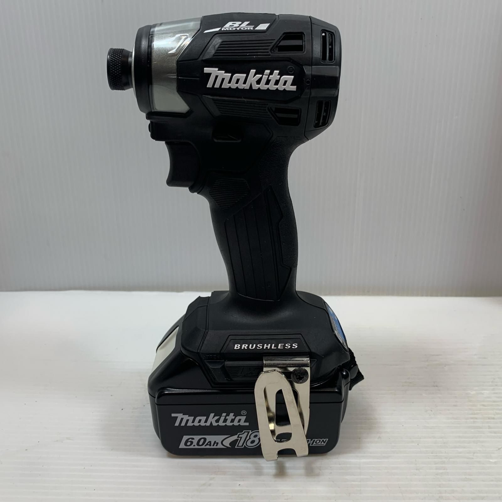 κκMAKITA マキタ 締め付け工具 インパクトドライバ コードレス式 18 v 6.0 Ah 729221 ブラック