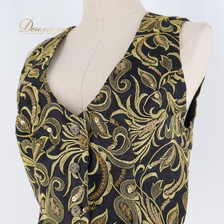 フラメンコ衣装ファルダとピキージョ　金茶ゴールド刺繍生地　豪華ファルダ☆ フラメンコ衣装ファルダとピキージョ 金茶ゴールド刺繍生地 豪華