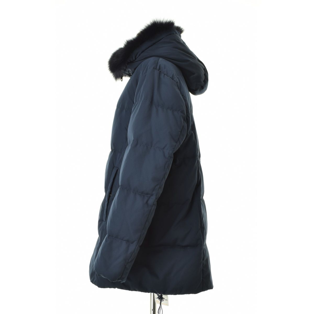 UNTITLED】撥水 ブルーフォックスファーフード付きダウンコート - メルカリ