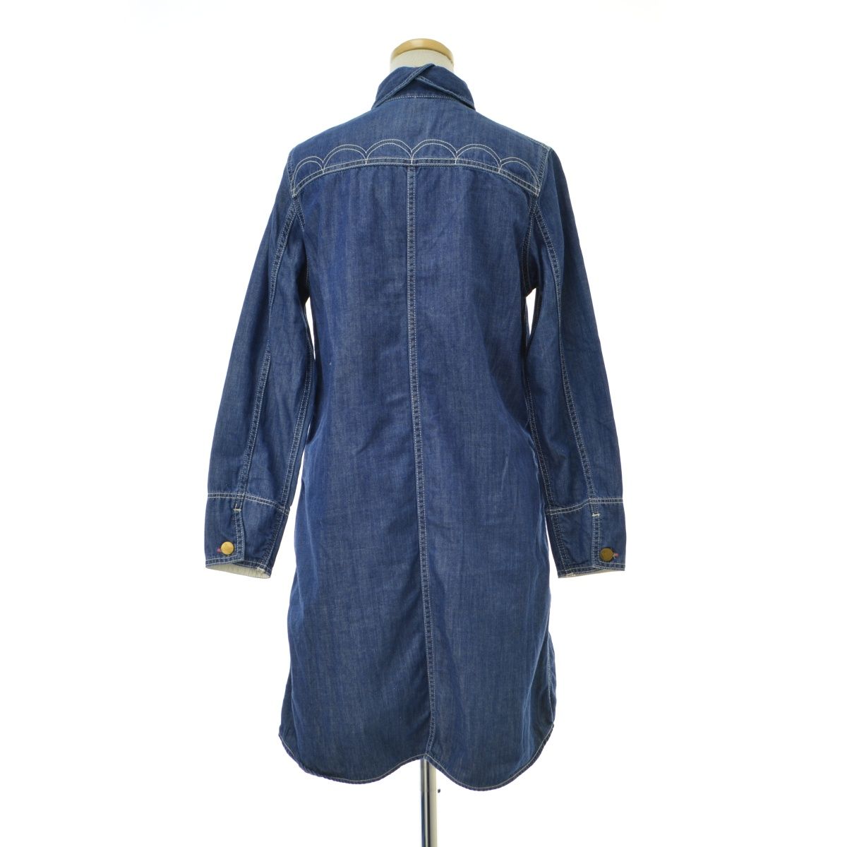 FRAPBOIShalf×LEE】B1543DFA552 デニム長袖ワンピース - メルカリ