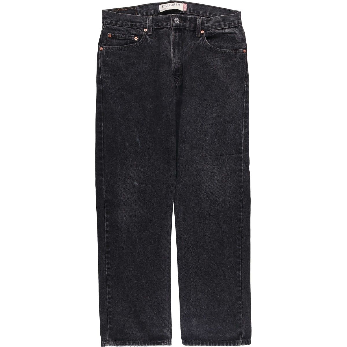 古着 00年代 リーバイス Levi s 505 REGULAR FIT ブラックデニム テーパードデニムパンツ メンズw 34相当 eaa 418708