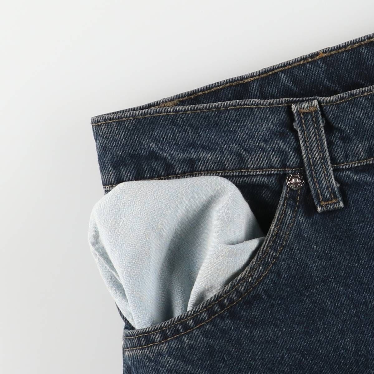 テーパードデニムパンツ メンズw